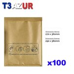 T3AZUR-  Enveloppes bulles  Nº18 - 270x360 mm - Lot de 100