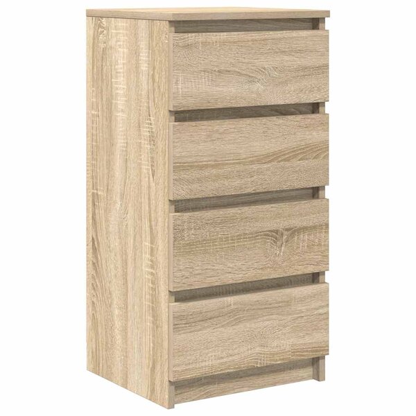vidaXL Buffet chêne sonoma 37 5x35x76 cm bois d'ingénierie
