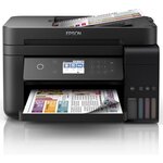 Epson imprimante multifonction 3-en-1 jet d'encre ecotank et-3750couleurwifi