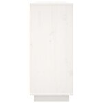 vidaXL Buffet Blanc 120x35x80 cm Bois massif de pin