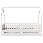 vidaXL Cadre de lit enfants avec tiroirs sans matelas 90x200 cm bois