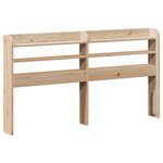 vidaXL Cadre de lit avec tête de lit 140x200 cm bois de pin massif