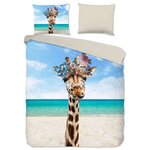 Pure Housse de couette COOL GIRAFFE 140x200/220 cm