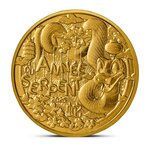 Année du serpent Monnaie de 1/4€