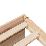 vidaXL Lit de jour avec matelas 80x200 cm bois de pin massif