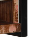 vidaXL Meuble TV 80x30x35 cm bois massif de récupération