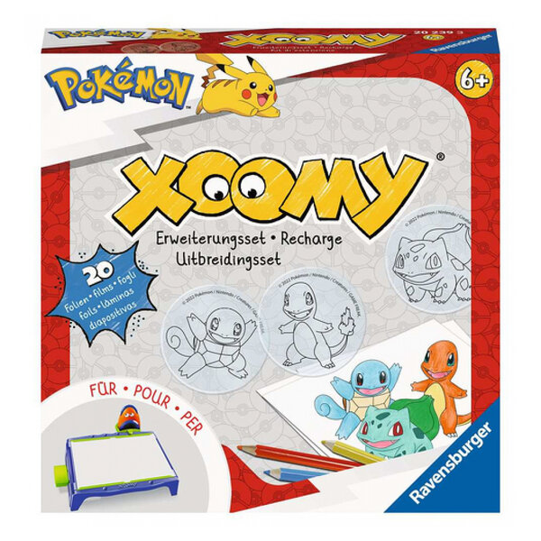 Kit recharge dessins pour Pokemon Xoomy