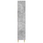 vidaXL Ensemble de Meubles 2 Pièces Gris béton 66 x 34 5 x 90 cm