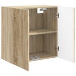 vidaXL Armoire Murale Chêne Sonoma 59 x 31 x 60 cm Bois d'ingénierie