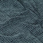 vidaXL Couverture en coton 125 x 150 cm Bleu indigo