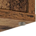 vidaXL Maison pour chat Bois ancien 51 x 30 x 42 cm Bois d'ingénierie