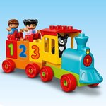 Lego 10847 duplo le train des chiffres  jeu de construction éducatif avec briques géantes  jouet bébé 1 an