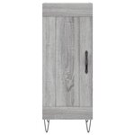 vidaXL Buffet Sonoma gris 34 5x34x90 cm Bois d'ingénierie