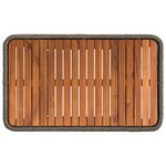 vidaXL Ensemble de salle à manger pour jardin 3 Pièces Gris et Gris foncé