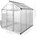 vidaXL Serre Aluminium renforcé 3 46 m²