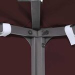 vidaXL Toile supérieure de gazebo 310 g/m² 3x3 m Bordeaux