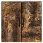 vidaXL Armoire Murale Chêne fumé 59 x 31 x 60 cm Bois d'ingénierie