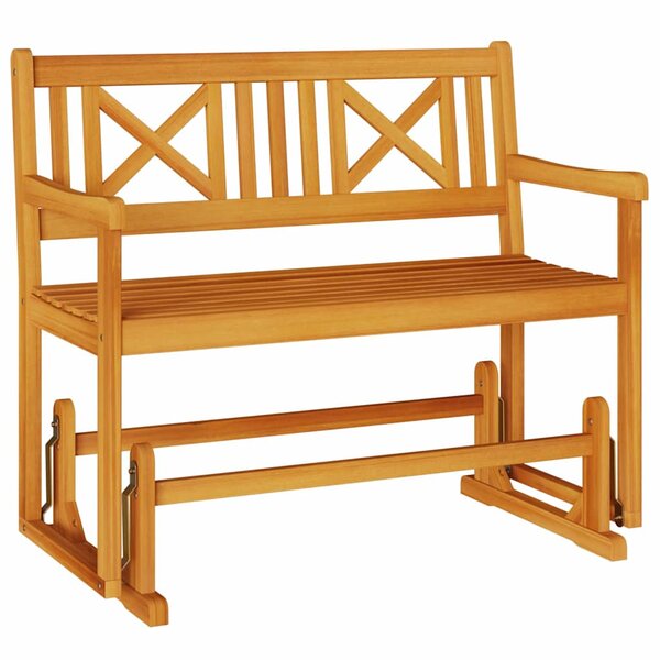 vidaXL Banc à bascule de jardin Naturel 110 x 59 x 97 cm