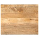 vidaXL Dessus de table 110x80x3 8cm rectangulaire bois massif manguier