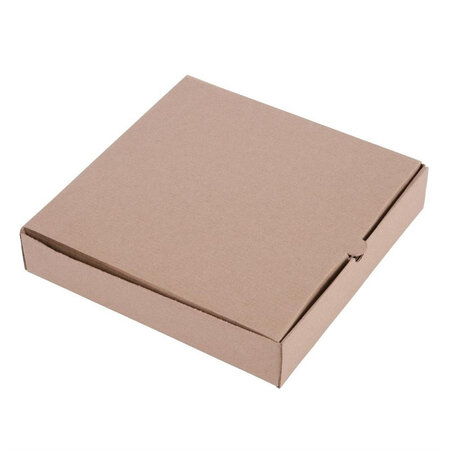 Lot de 100 boîtes à Pizza Carton Kraft 230 mm - Kraft237