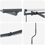 vidaXL Auvent avec Anthracite 5 × 3 5 m Métal