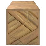 vidaXL Table basse 110x35x38 cm bois massif de teck