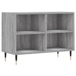 vidaXL Meuble TV sonoma gris 69 5 x 30 x 50 cm bois d'ingénierie