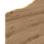 vidaXL Tête de lit Chêne artisanal 90 cm Bois d'ingénierie
