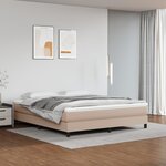 vidaXL Matelas de lit à ressorts ensachés Cappuccino 180x200x20cm