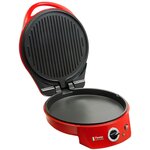 Bestron Appareil à pizza/Gril de table 1800 W Rouge APZ400