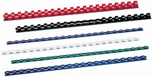 Boite de 25 CombBind Peignes de reliure noir 6 mm GBC