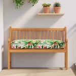 vidaXL Coussin pour assise / dossier de palette Floral Multicolore