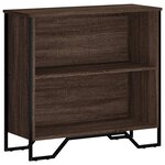 vidaXL Bibliothèque chêne marron 80x31x74 5 cm bois d'ingénierie