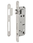 INTELOCK - Serrure encast. Intelock trou cylindre pour poignées connectées  inox  axe45mm  entr'axes85mm  carré8  BR - INTELOCK