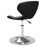 vidaXL Tabouret de bar Noir Similicuir