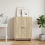 vidaXL Buffet Chêne Sonoma 66 x 34 5 x 90 cm Bois d'ingénierie