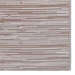 Vidaxl tapis d'extérieur marron 190x290 cm pp