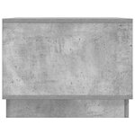 vidaXL Table basse Gris béton 90 x 50 x 37 cm Bois d'ingénierie
