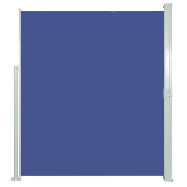 vidaXL Auvent latéral rétractable 160 x 500 cm Bleu