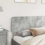 vidaXL Tête de lit Gris béton 180 cm Bois d'ingénierie