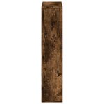 vidaXL Bibliothèque chêne fumé 63x20x90 cm bois d'ingénierie