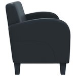 vidaXL Ensemble de canapés 2 Pièces cuir synthétique noir