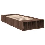vidaXL Cadre de lit sans matelas chêne marron 90x200 cm