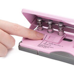 Perforateur multi-trous pour agenda  rose RAPESCO