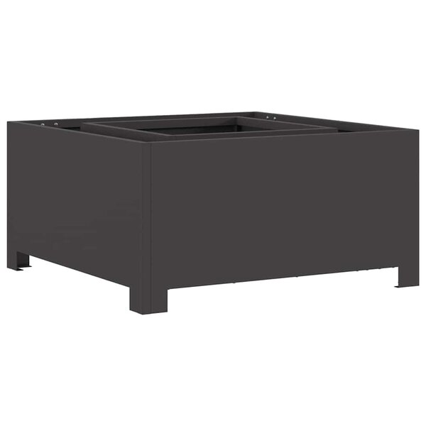 vidaXL Braise Noir 60 x 60 x 30 cm Acier laminé à froid
