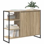 vidaXL Meuble d'appoint Sonoma 96 5 x 30 x 75 cm Bois d'ingénierie