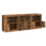 vidaXL Buffet Bois ancien 181.5 x 37 x 67 cm Bois d'ingénierie