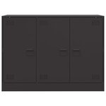 vidaXL Buffet noir 99x39x73 cm acier