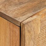 vidaXL Haut Armoire Marron 90 x 33 x 75 cm Bois de mangue massif