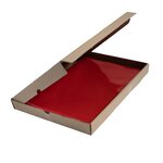 Etui Carton De 100 Pochettes Coin Pvc Lisse Haute Résistance 13/100e - A4 - Rouge - Exacompta